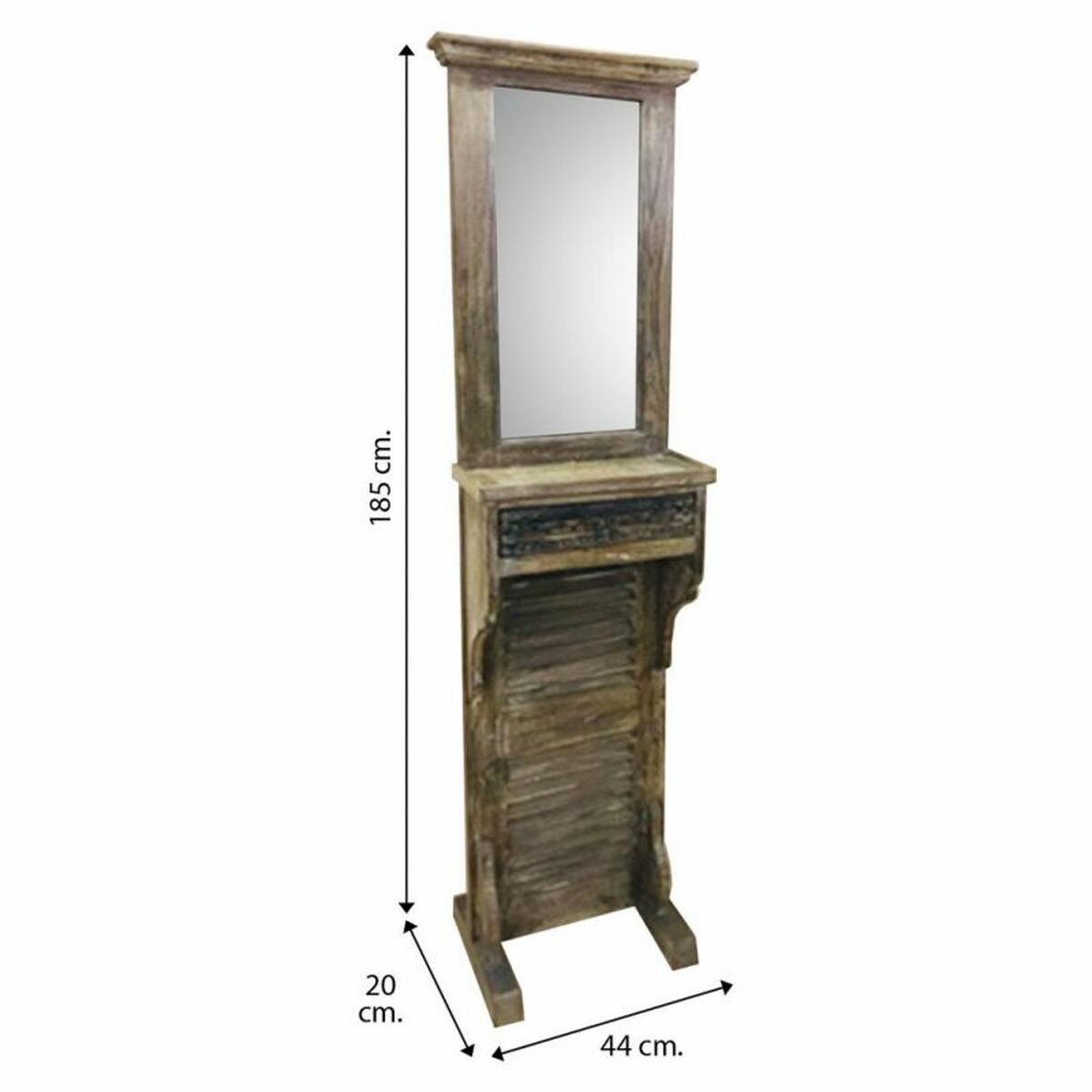 Mottagare Alexandra House Living Brun 20 x 185 x 44 cm - 4