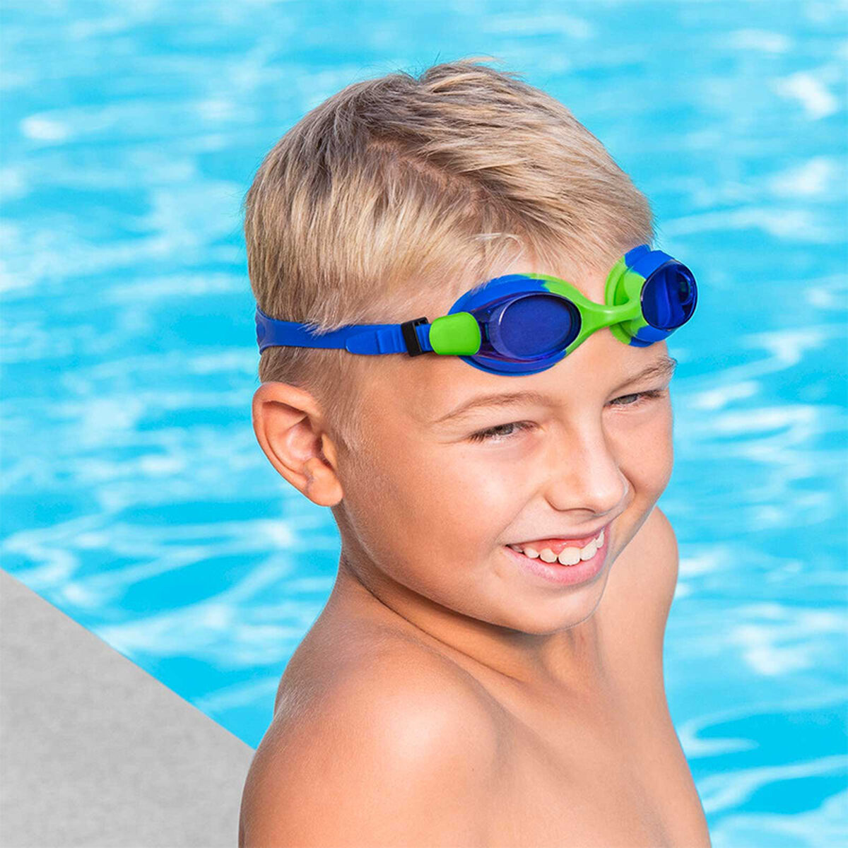Bestway Silikonglasögon för vuxna Antifog Flerfärgad +14 År Strand och Pool 21051 - 7