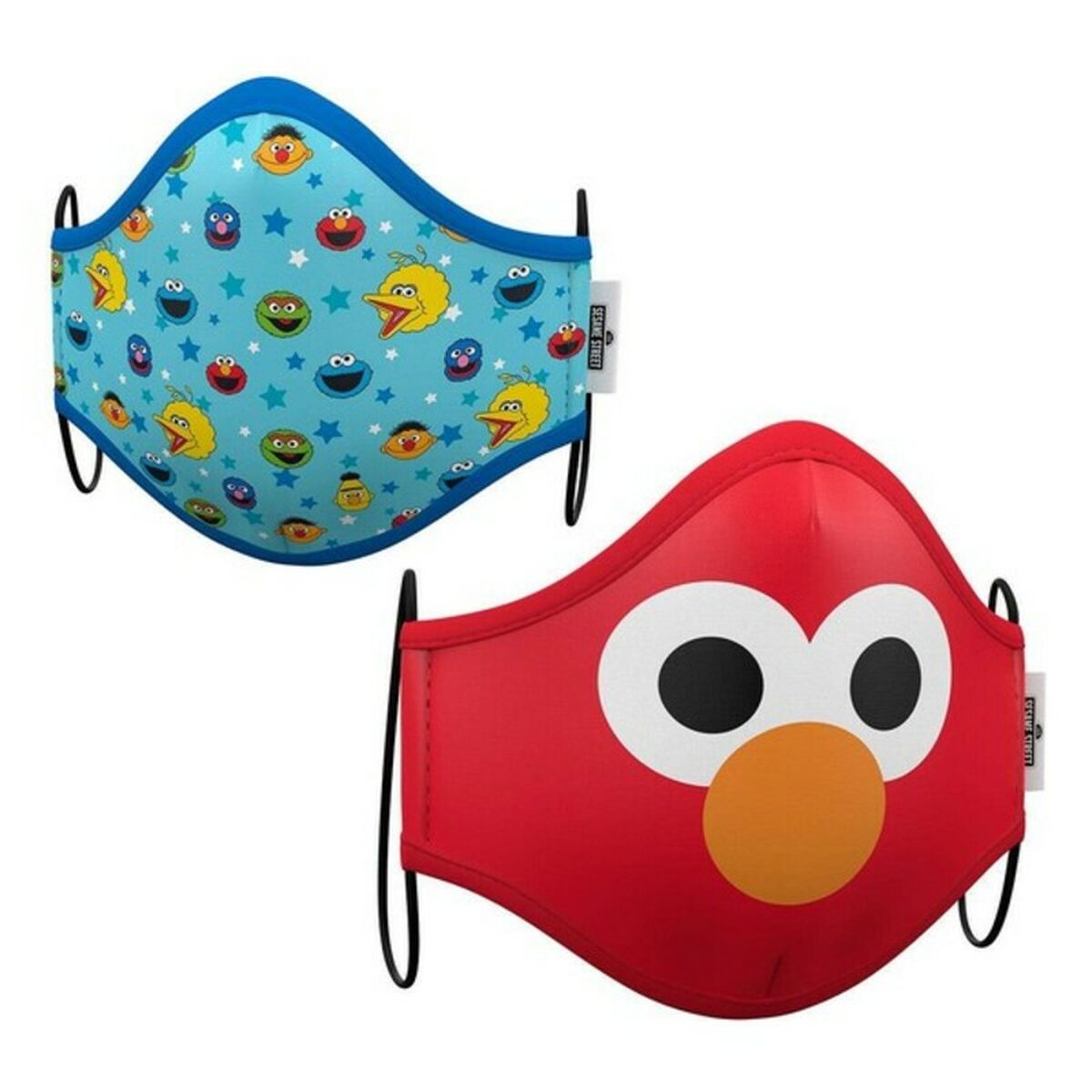 Återanvändbart Hygieniskt Munskydd av Tyg Sesame Street Premium 3-5 år