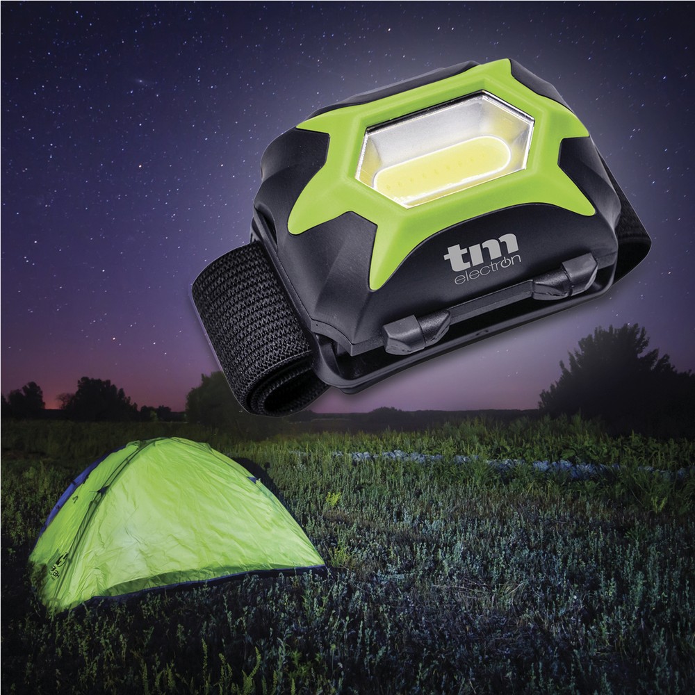LED-lampa för huvudet TM Electron Grön 3W - 3