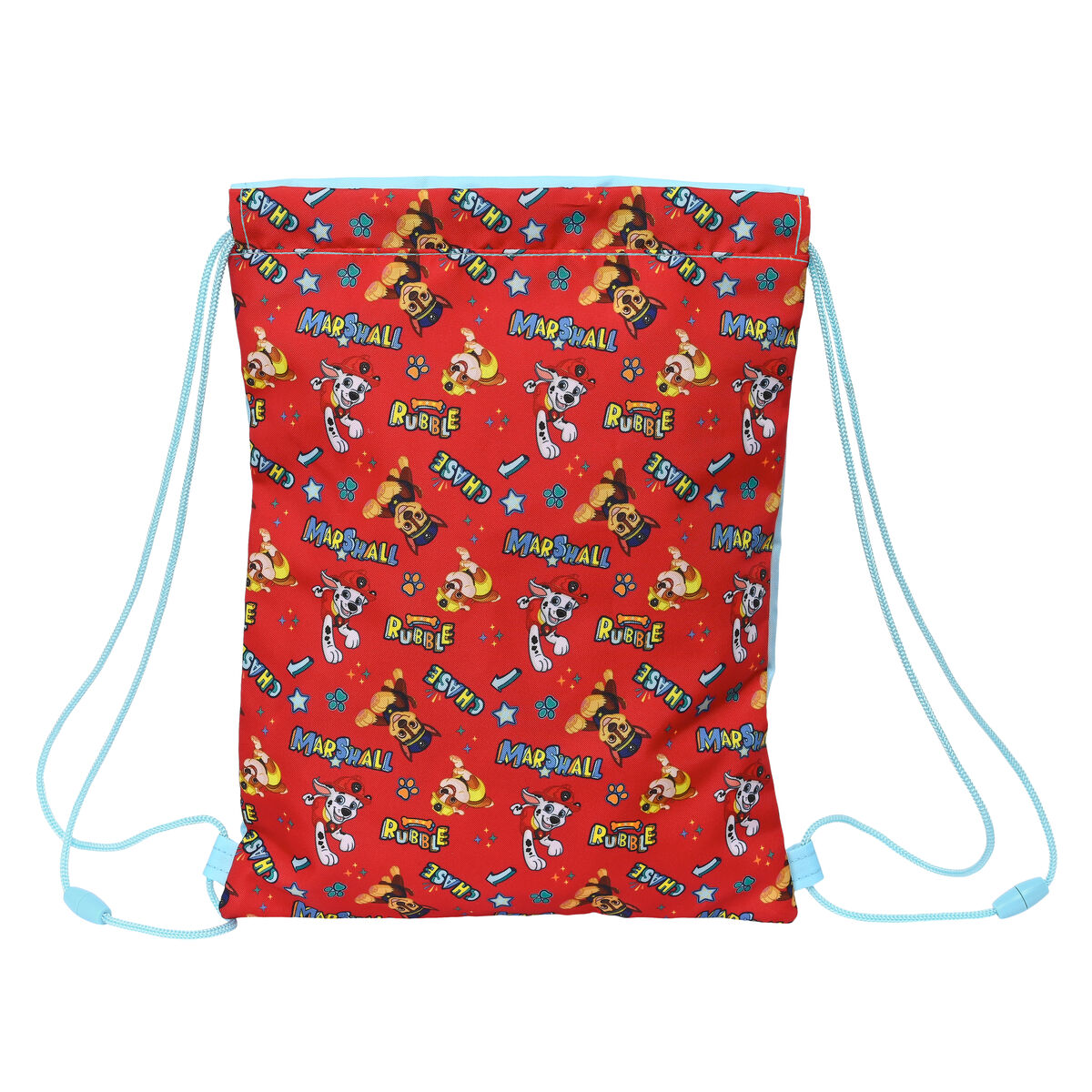 Skopåse med remmar The Paw Patrol Funday Röd Ljusblå (26 x 34 x 1 cm) - 2
