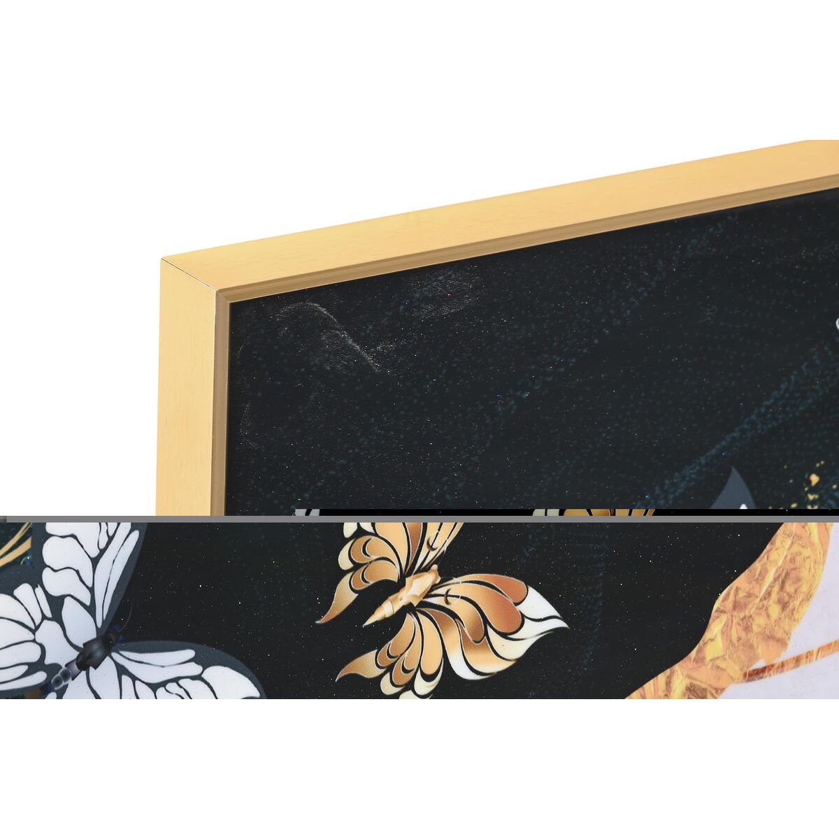 Tavla DKD Home Decor 180 x 3 x 60 cm Fjärilar (2 antal) - 3