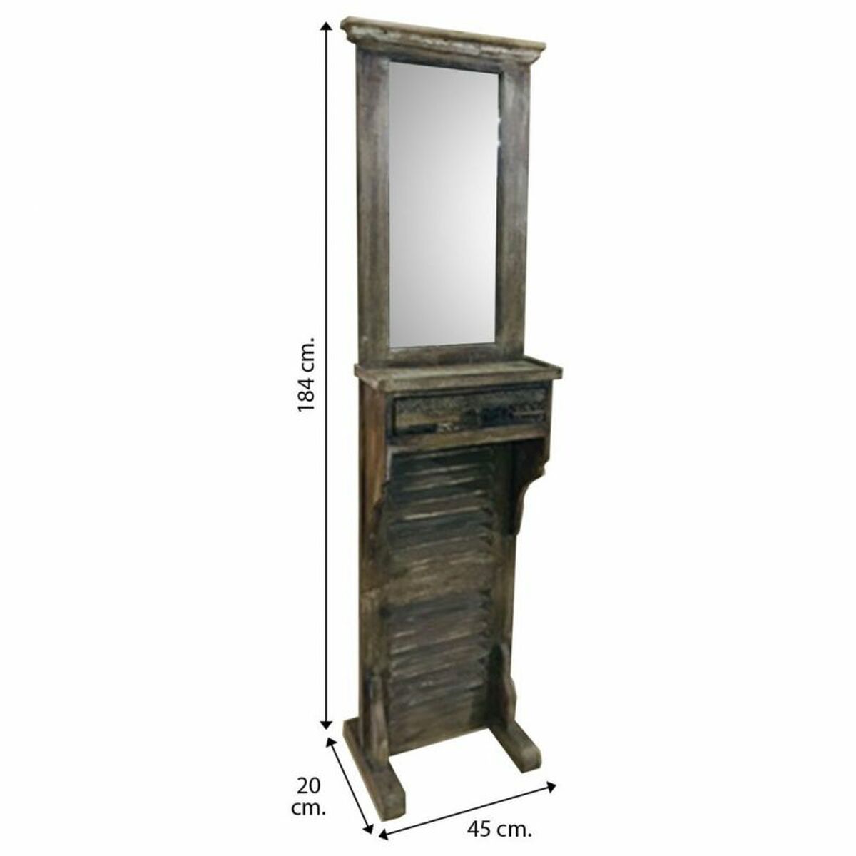 Mottagare Alexandra House Living Brun 20 x 184 x 45 cm - 4