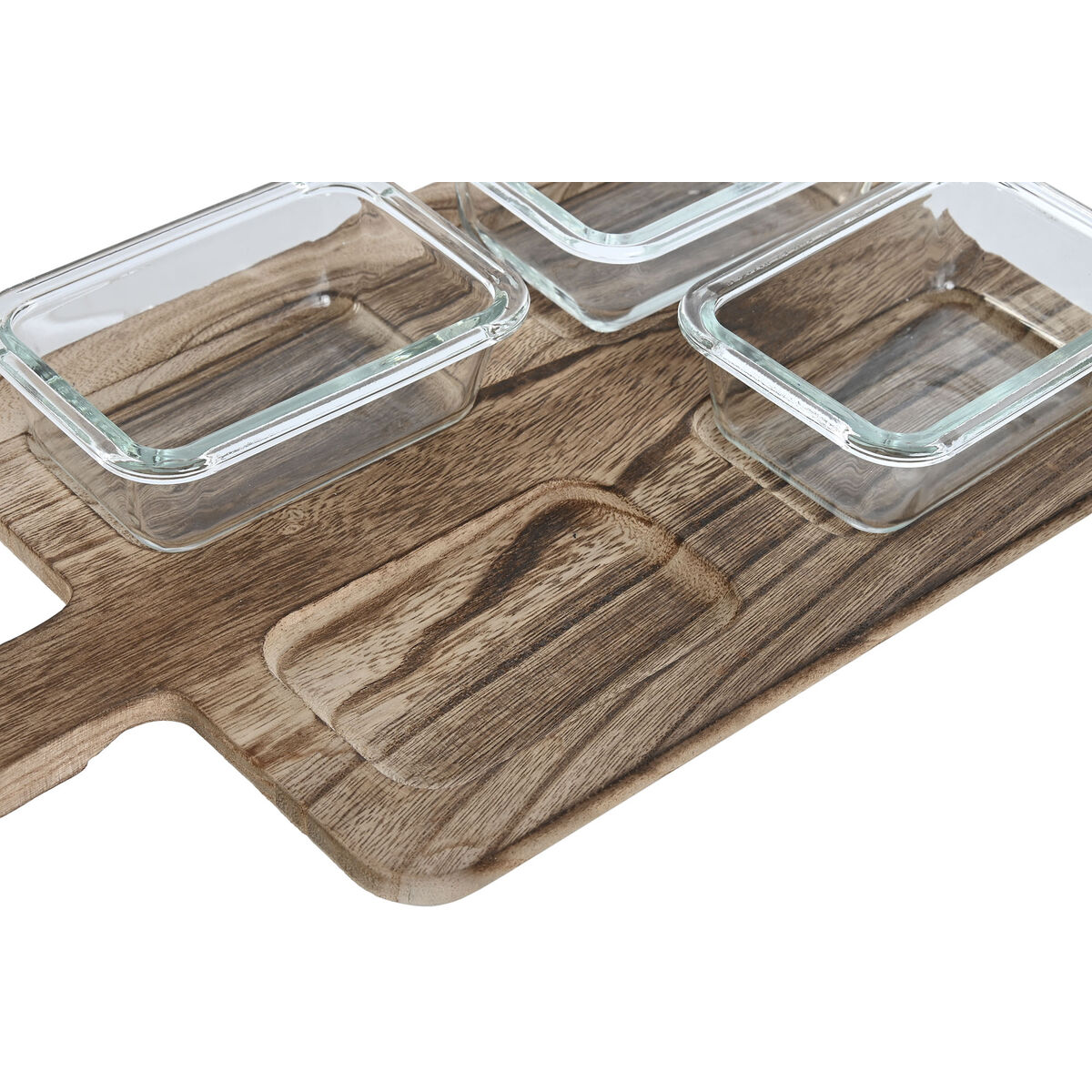 Snacksbricka Home ESPRIT Naturell 350 ml 39,5 x 20 x 5 cm - 2
