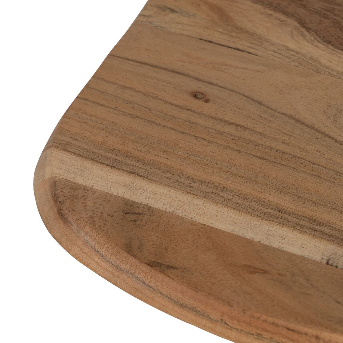 Sidobord Svart Naturell 35 x 35 x 65 cm - 4