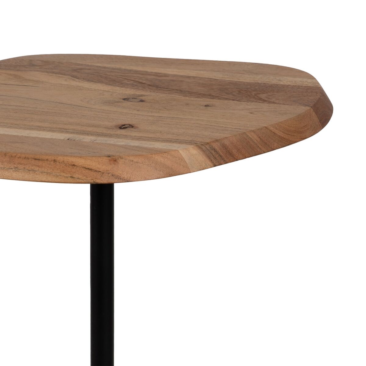 Sidobord Svart Naturell 35 x 35 x 65 cm - 6