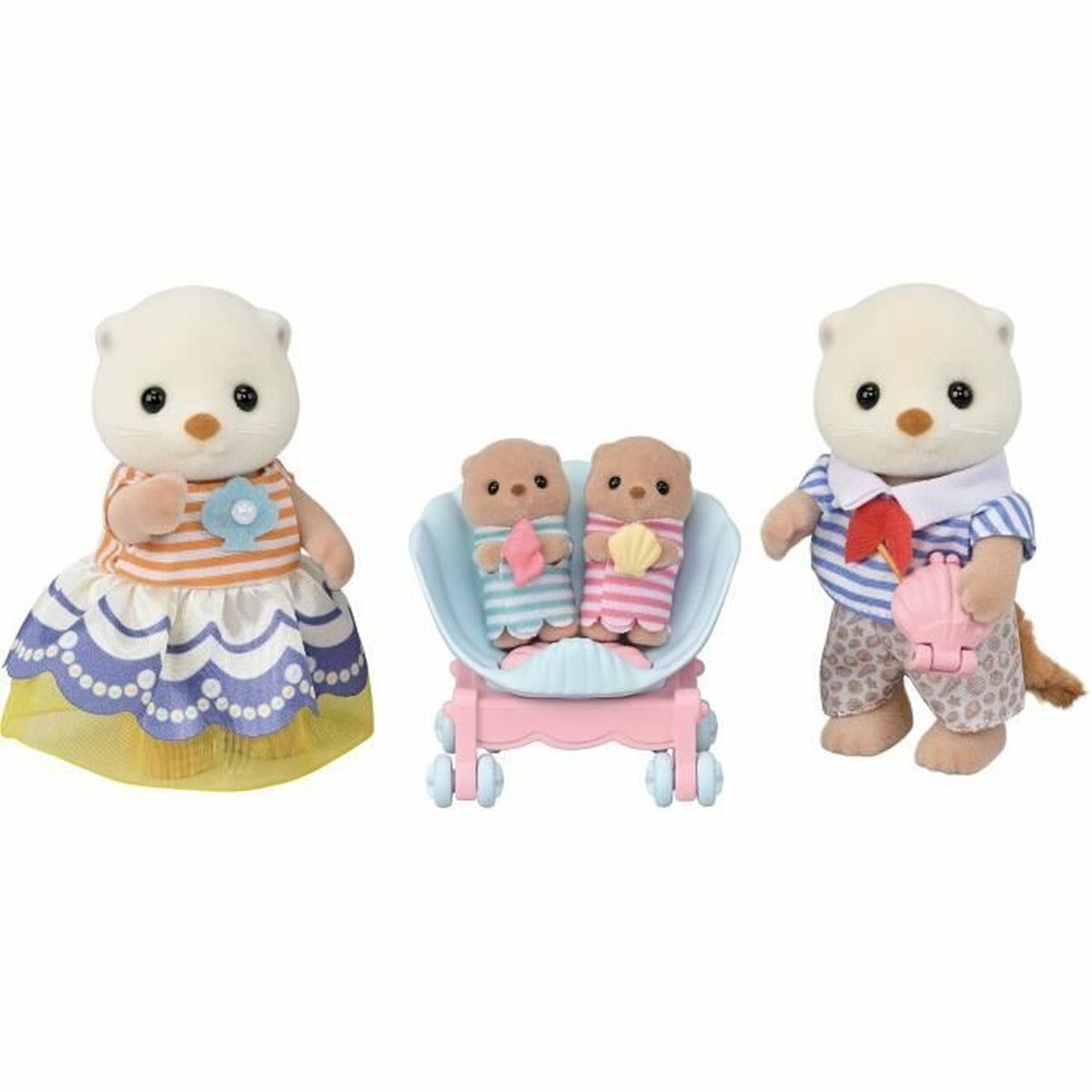 Ledad figur Sylvanian Families La familia de las nutrias marinas djur - 6