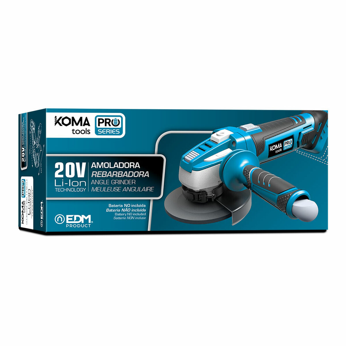 Vinkelslip Koma Tools 115 mm - 10
