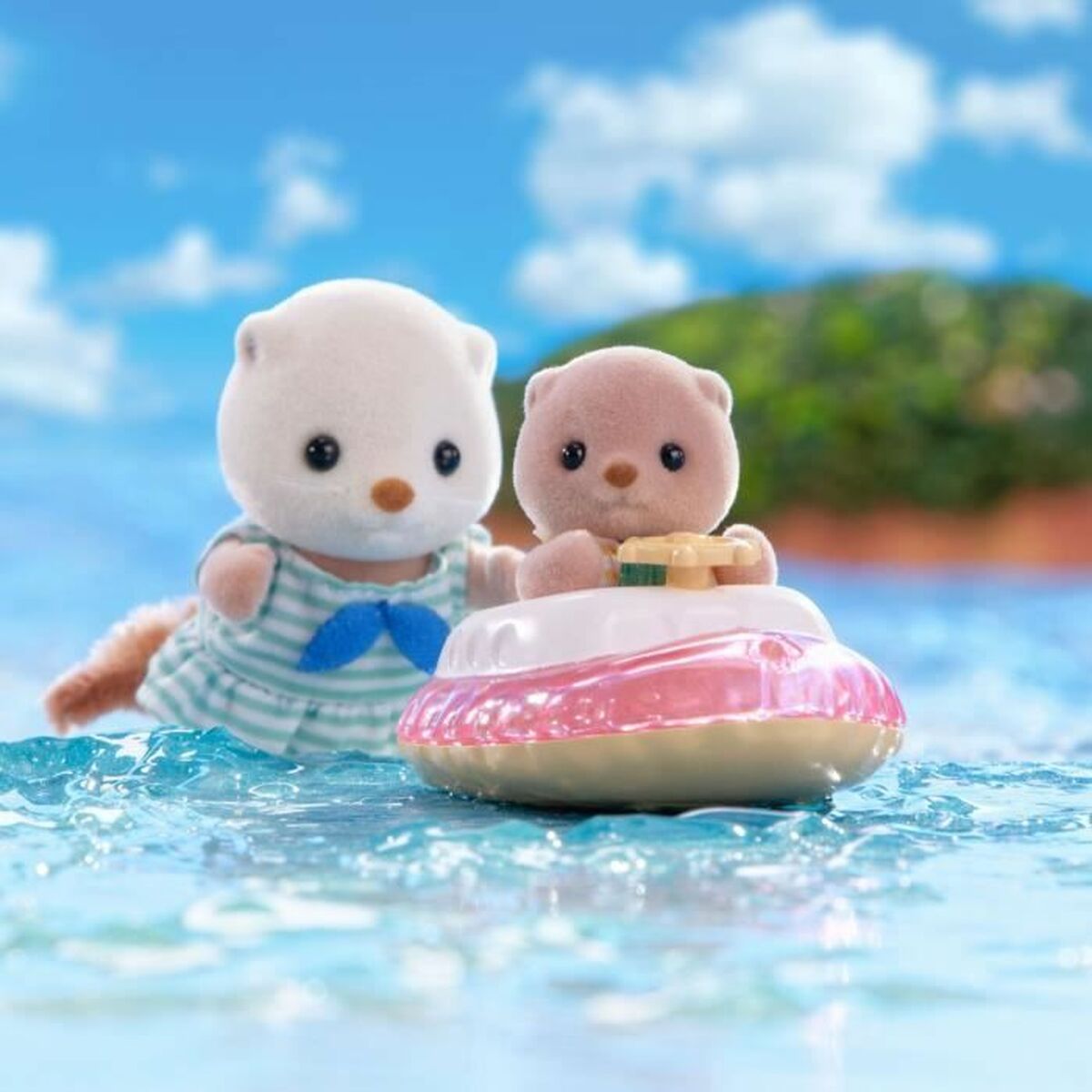 Ledad figur Sylvanian Families Las hermanas nutrias marinas djur - 4