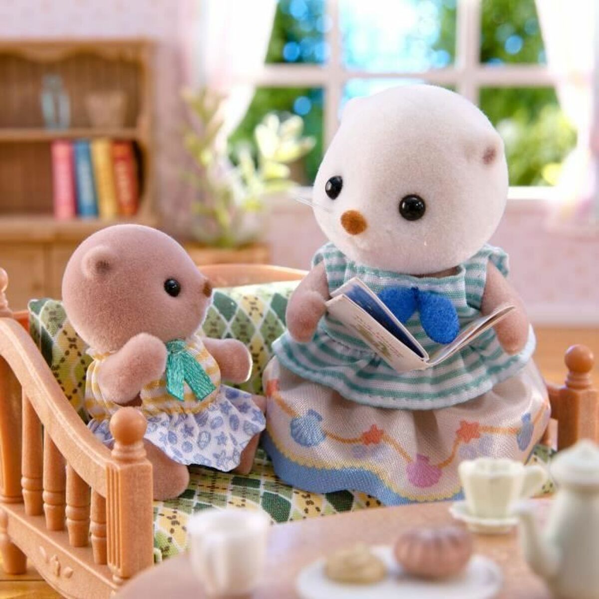 Ledad figur Sylvanian Families Las hermanas nutrias marinas djur - 5