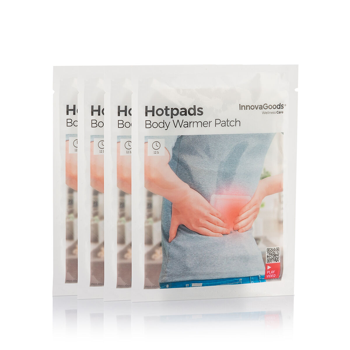 självhäftande och värmande kroppsplåster Hotpads InnovaGoods (4 St) - 20