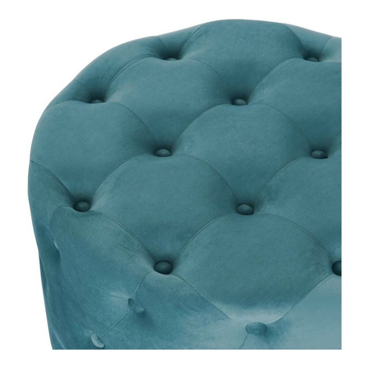 Fotpall DKD Home Decor Blå Modern Velvet Trä MDF (2 pcs) - 12