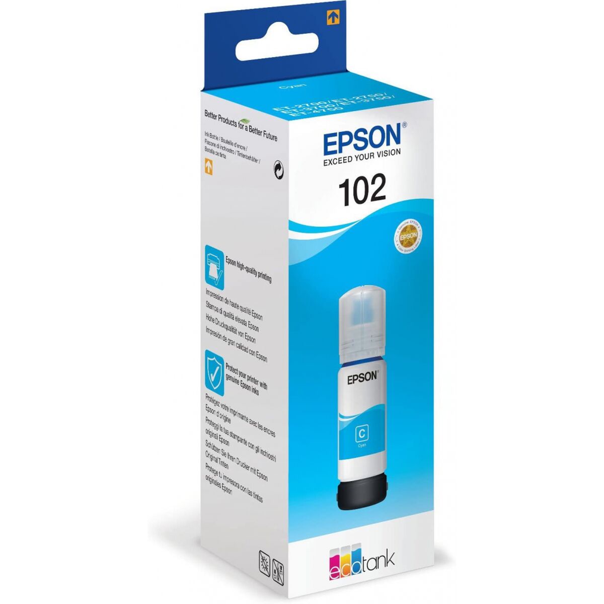 Original Bläckpatron Epson 102 Turkos - 3