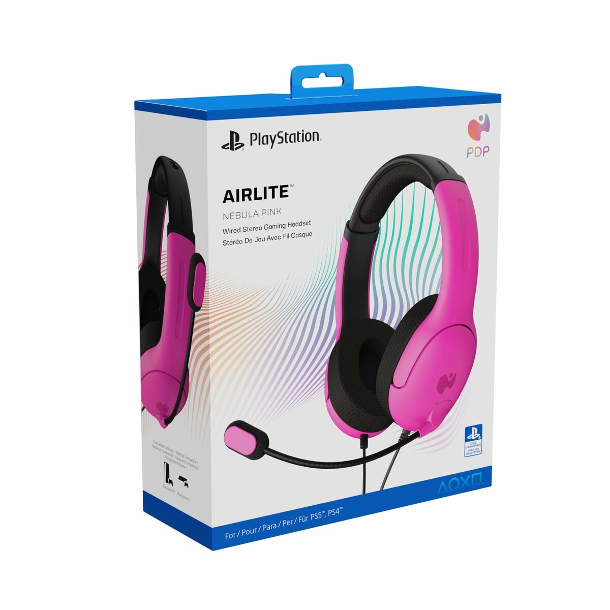 Hörlurar med Mikrofon PDP Airlite  Rosa