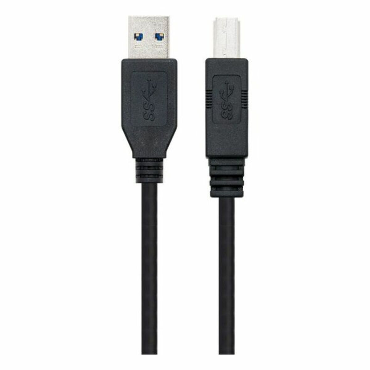 USB-kabel NANOCABLE 10.01.0802-BK Svart - 2