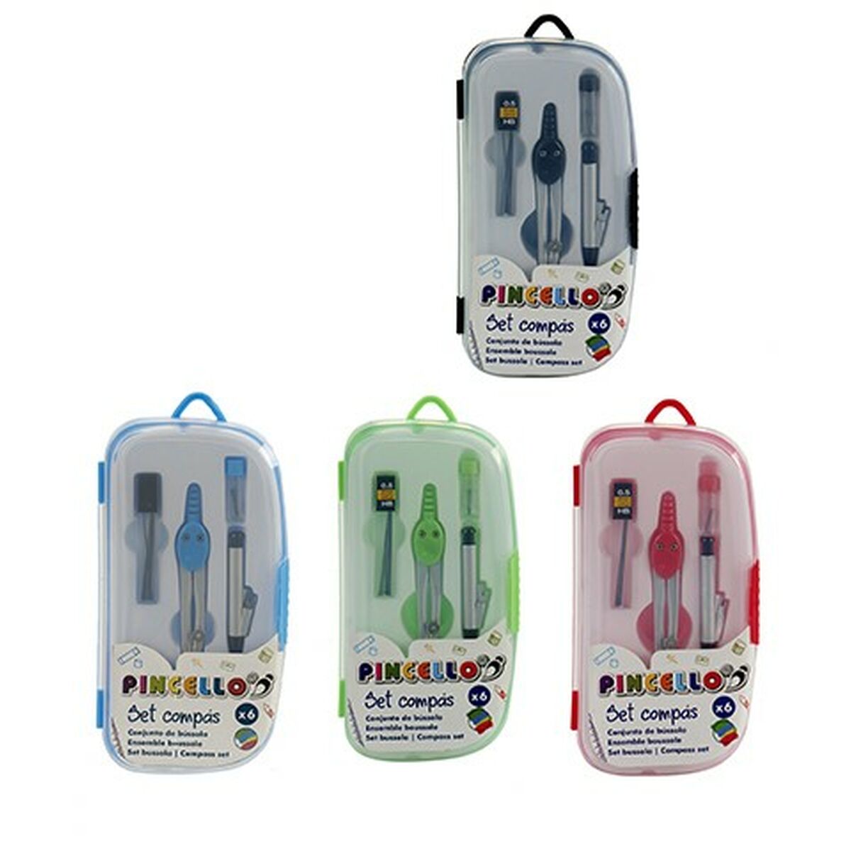 Kompass Pincello 2,5 x 19,5 x 10 cm Pennset (12 antal) - 5