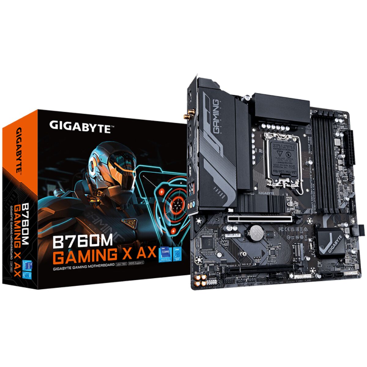 Moderkort Gigabyte B760M GAMING X AX 1.2 INTEL B760 EXPRESS LGA 1700