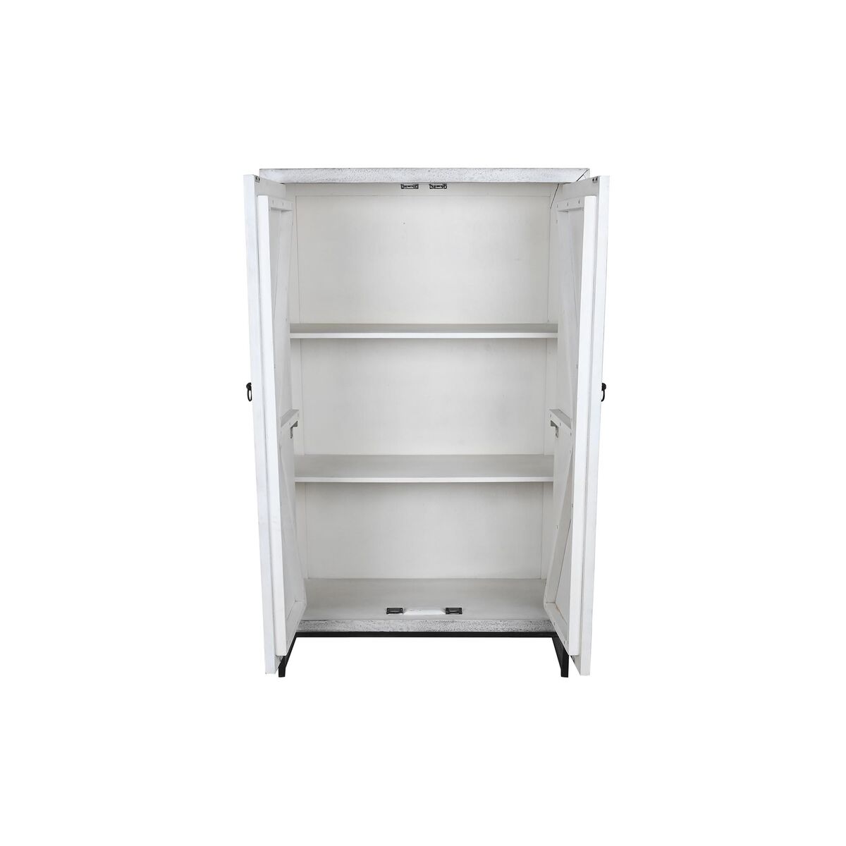 Skåp DKD Home Decor Grå Vit Mangoträ (90 x 38 x 150 cm) - 8