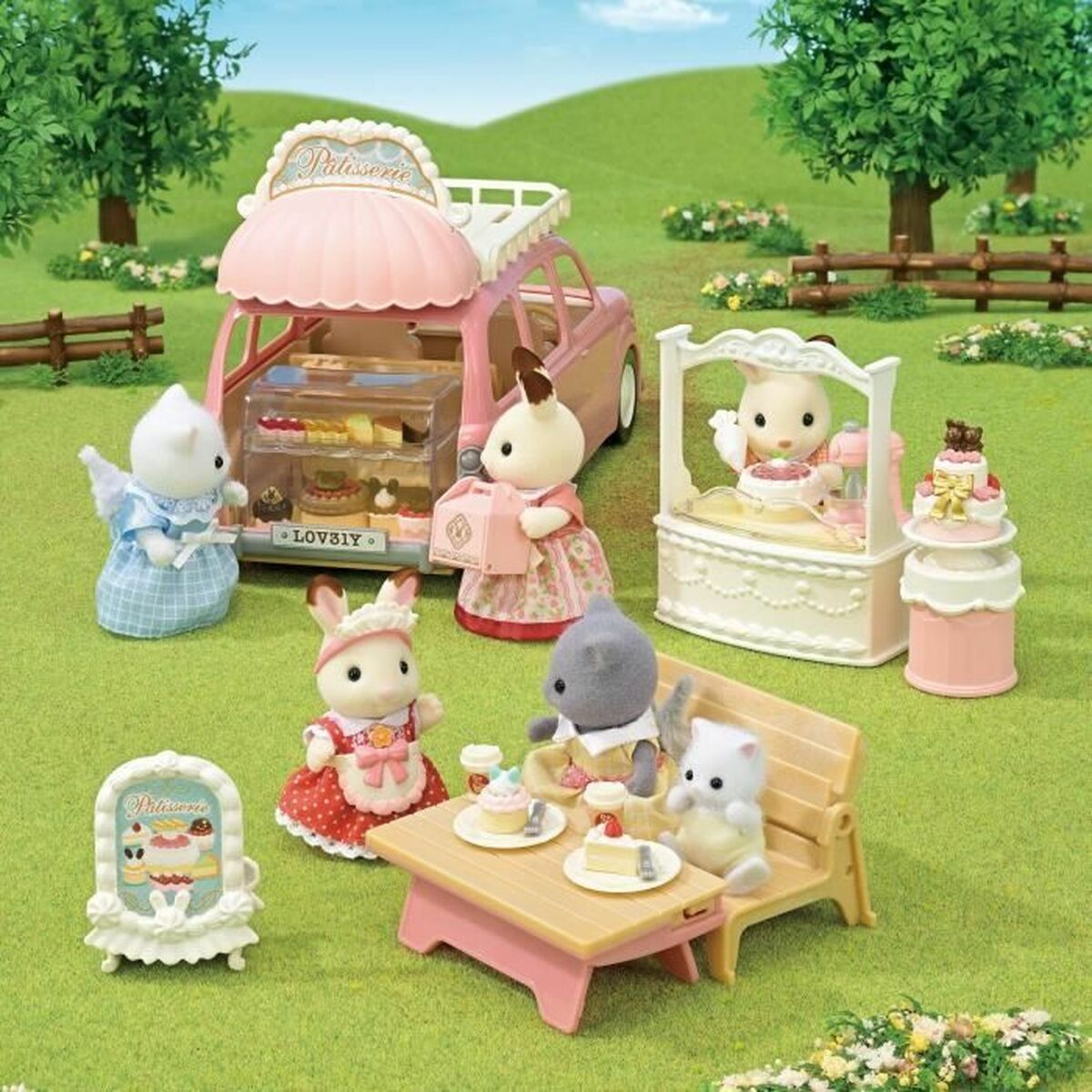 Ledad figur Sylvanian Families La caja de pasteles Pastry Chef - 4