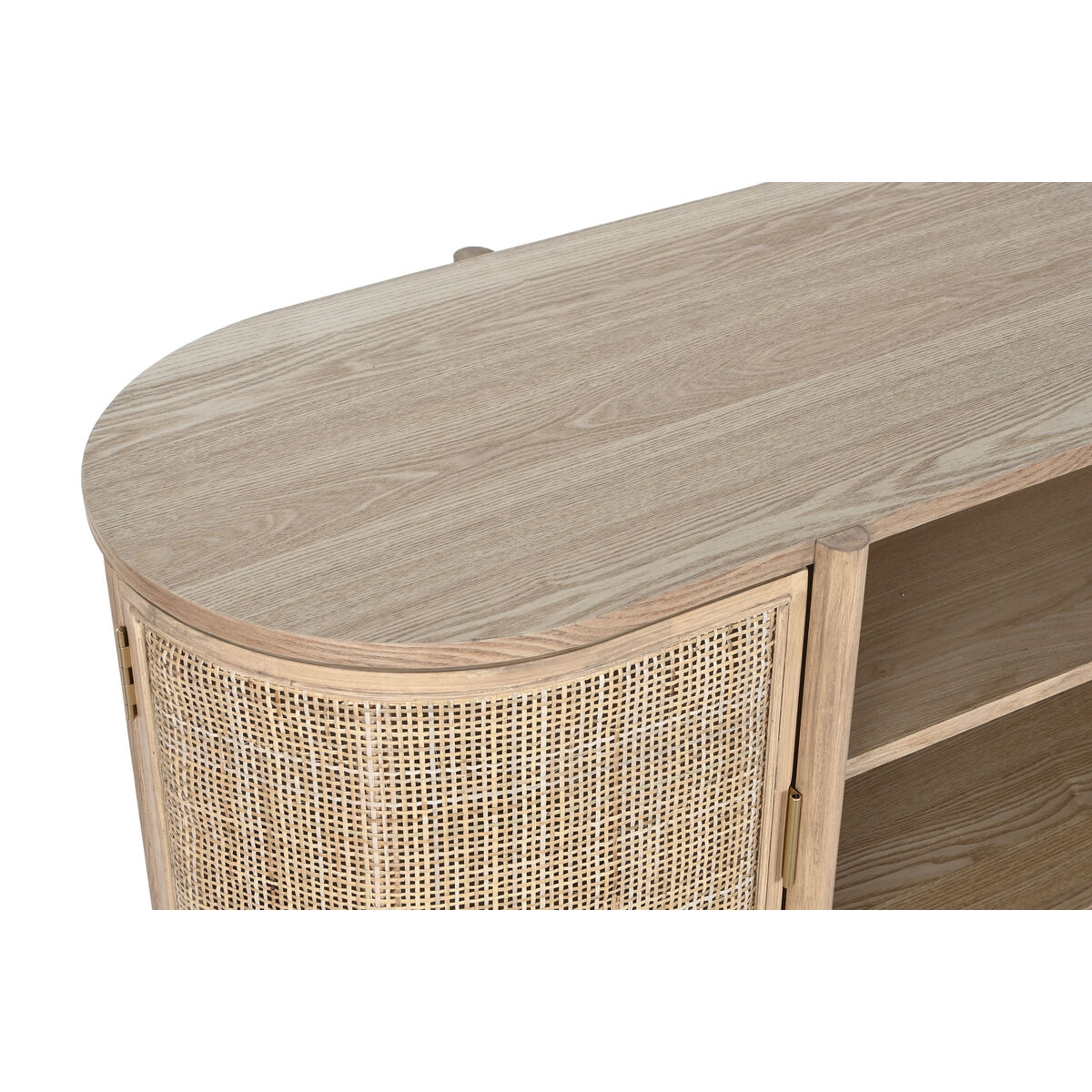 TV-möbler Home ESPRIT Naturell Gummiträ 120 x 43,5 x 60 cm - 2