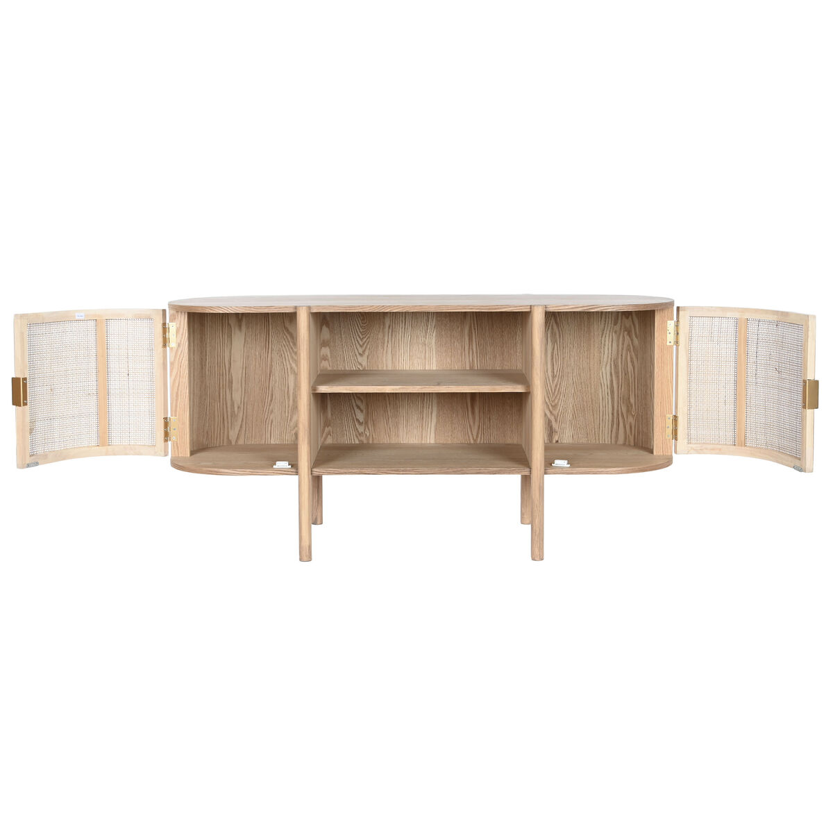 TV-möbler Home ESPRIT Naturell Gummiträ 120 x 43,5 x 60 cm - 4