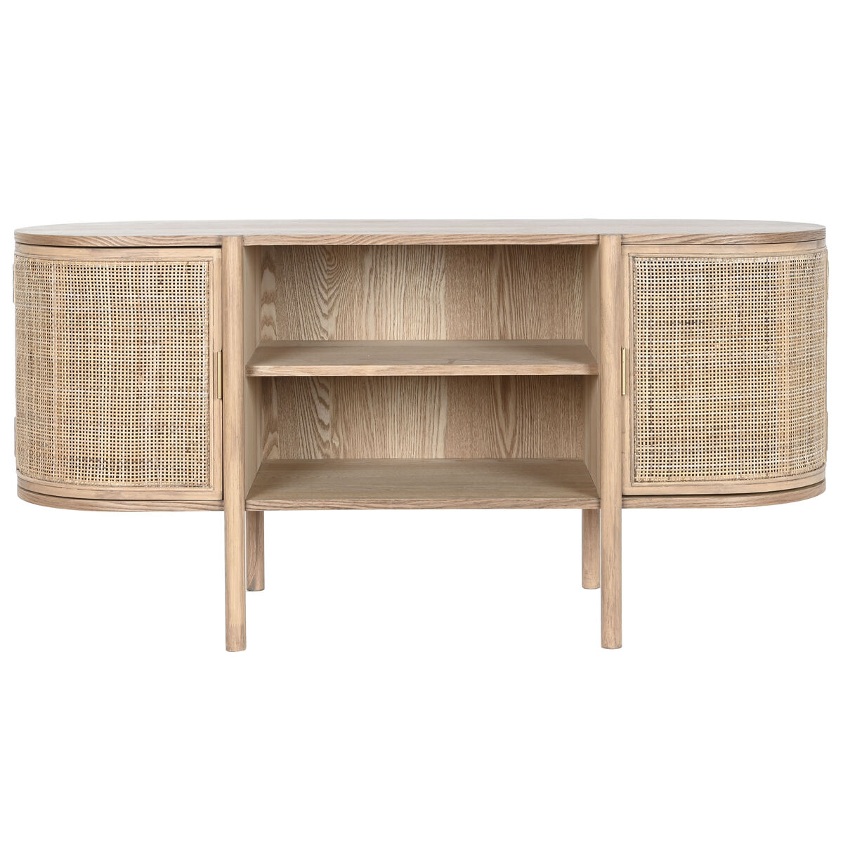 TV-möbler Home ESPRIT Naturell Gummiträ 120 x 43,5 x 60 cm - 8