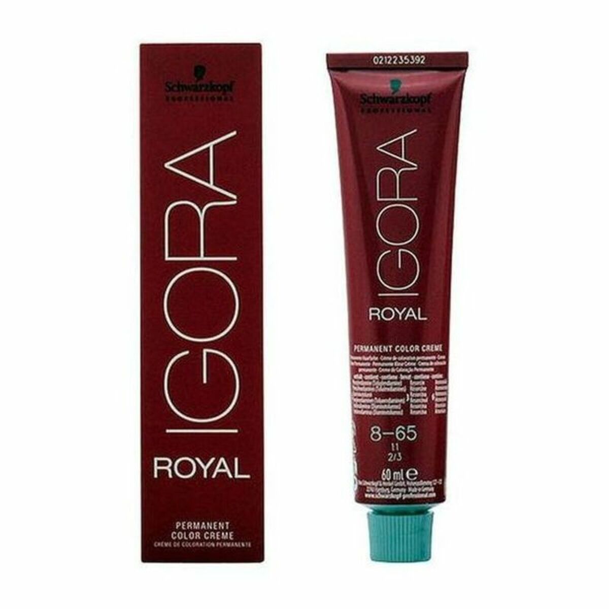 Permanent färg Schwarzkopf Igora Royal Nº 8-65 60 ml