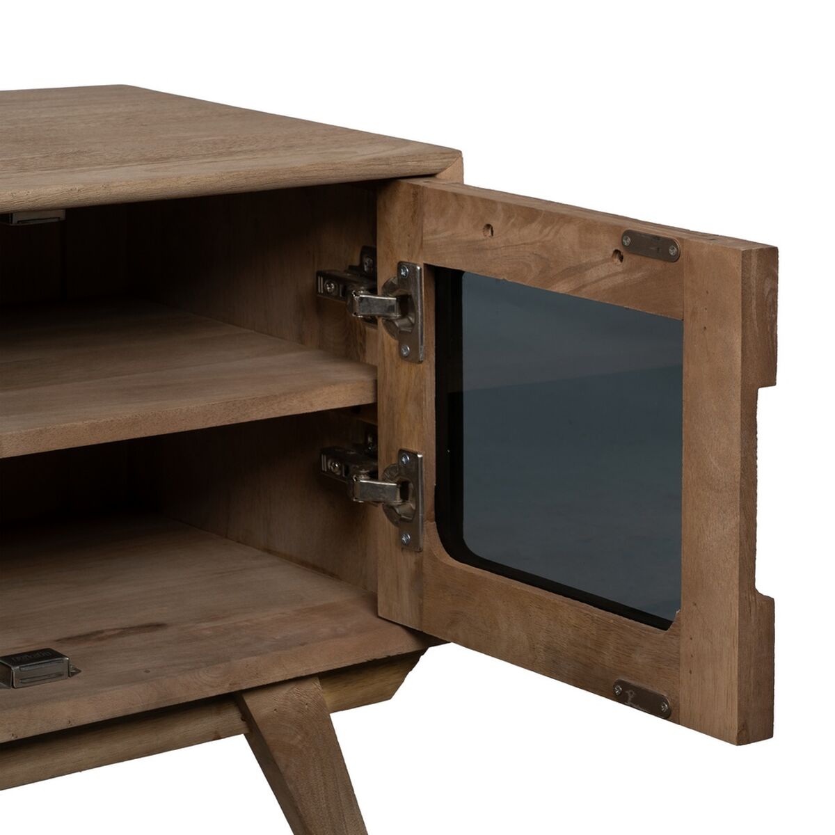 TV-möbler BURNIE Svart Naturell 180 x 40,5 x 48 cm - 6