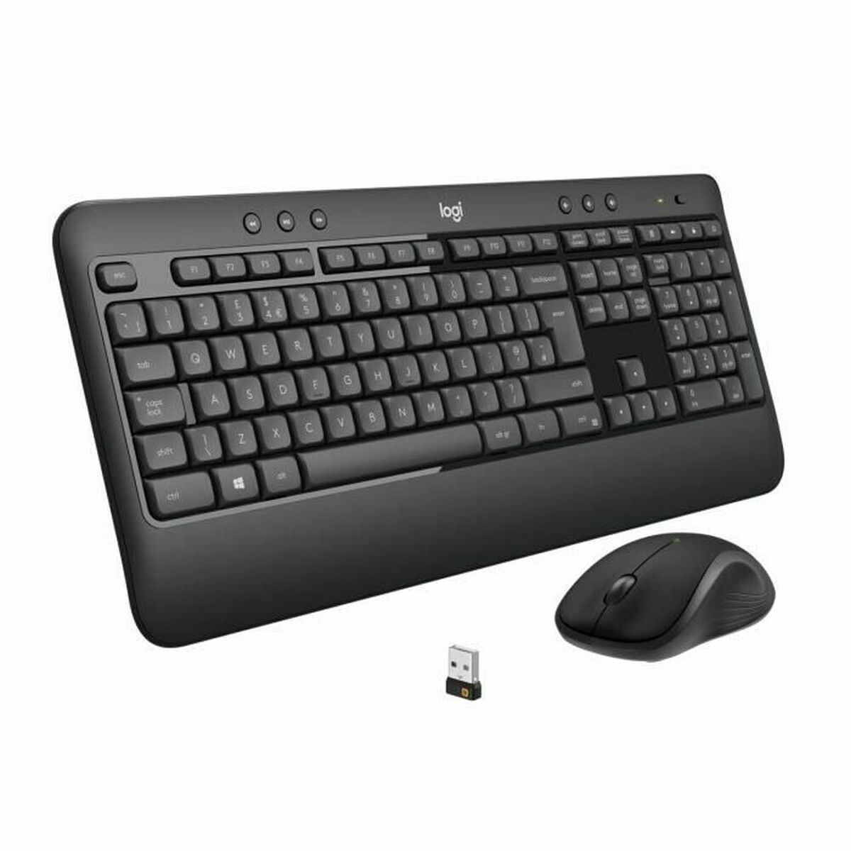 Trådlöst Tangentbord och Mus Logitech MK540 Franska Svart Svart/Vit AZERTY