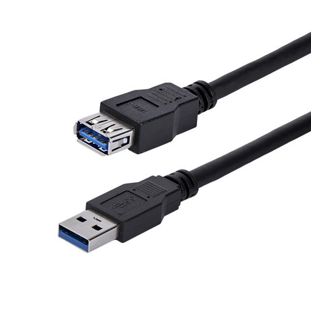 USB-kabel Startech USB3SEXT1MBK         USB A Svart