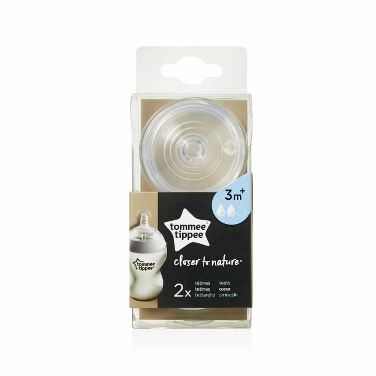 Napp Tommee Tippee Easi-Vent Sauger 2 antal - 8