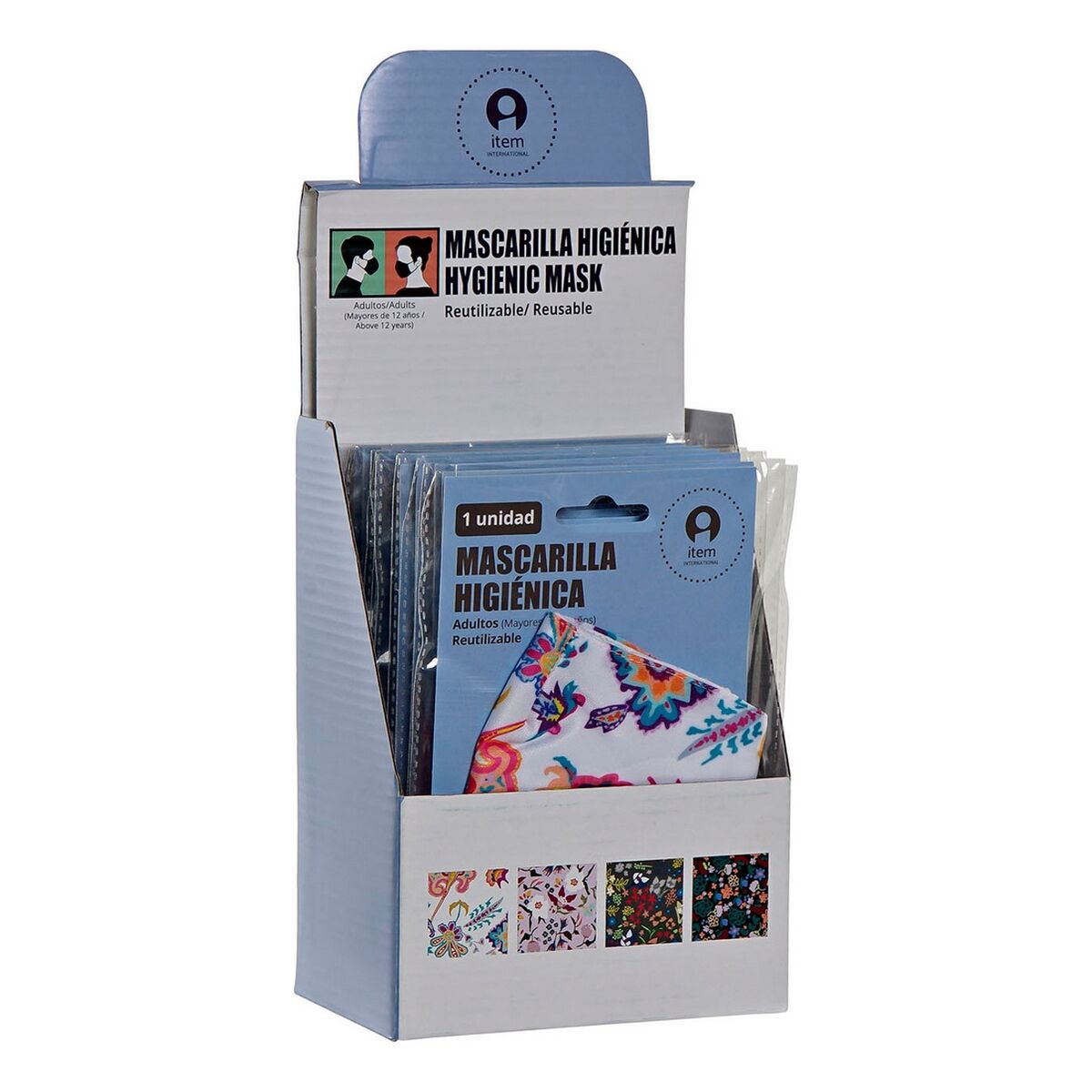 Hygienisk ansiktsmask DKD Home Decor Multicolour 4 antal - 4