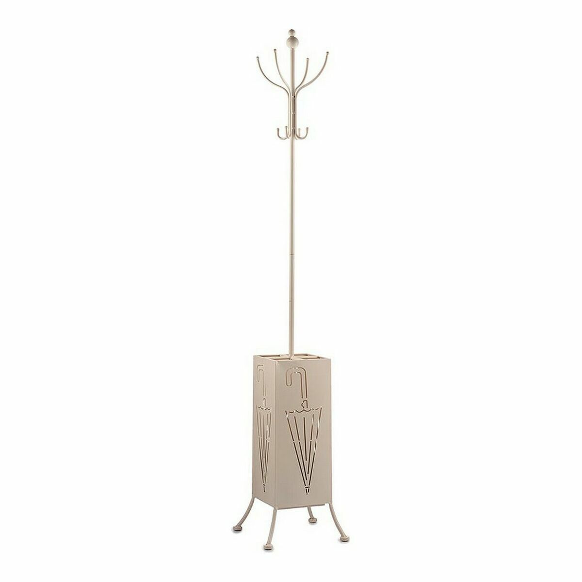 Kapphängare Gift Decor Kräm Metall (Renoverade D)