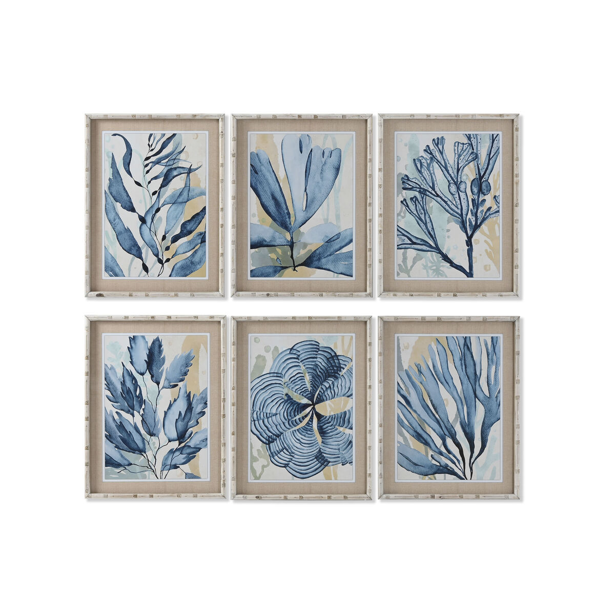 Tavla Home ESPRIT Glas Gran 50 x 3 x 65 cm (6 antal)