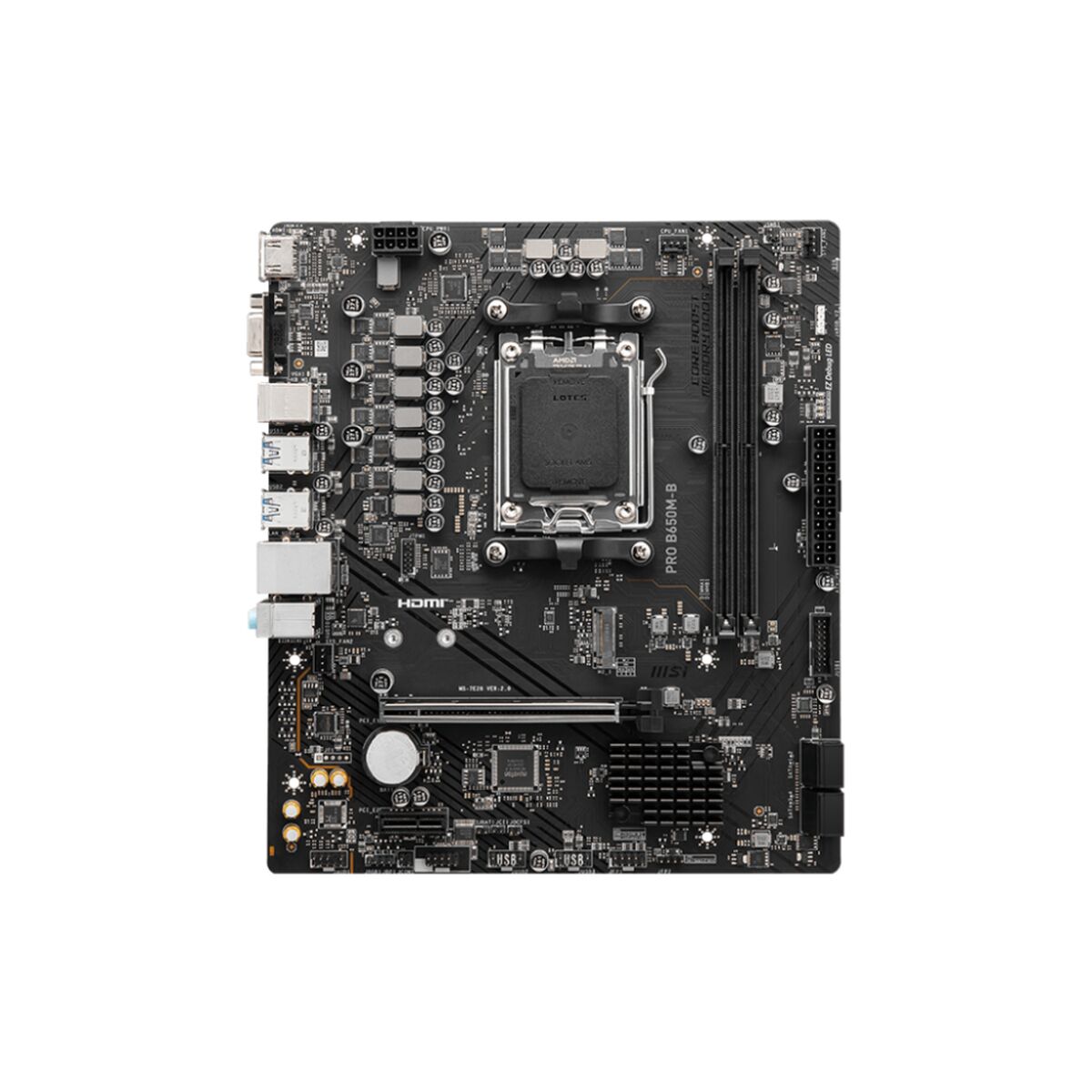 Moderkort MSI PRO B650M-B AMD AM5 AMD AMD B650 - 2