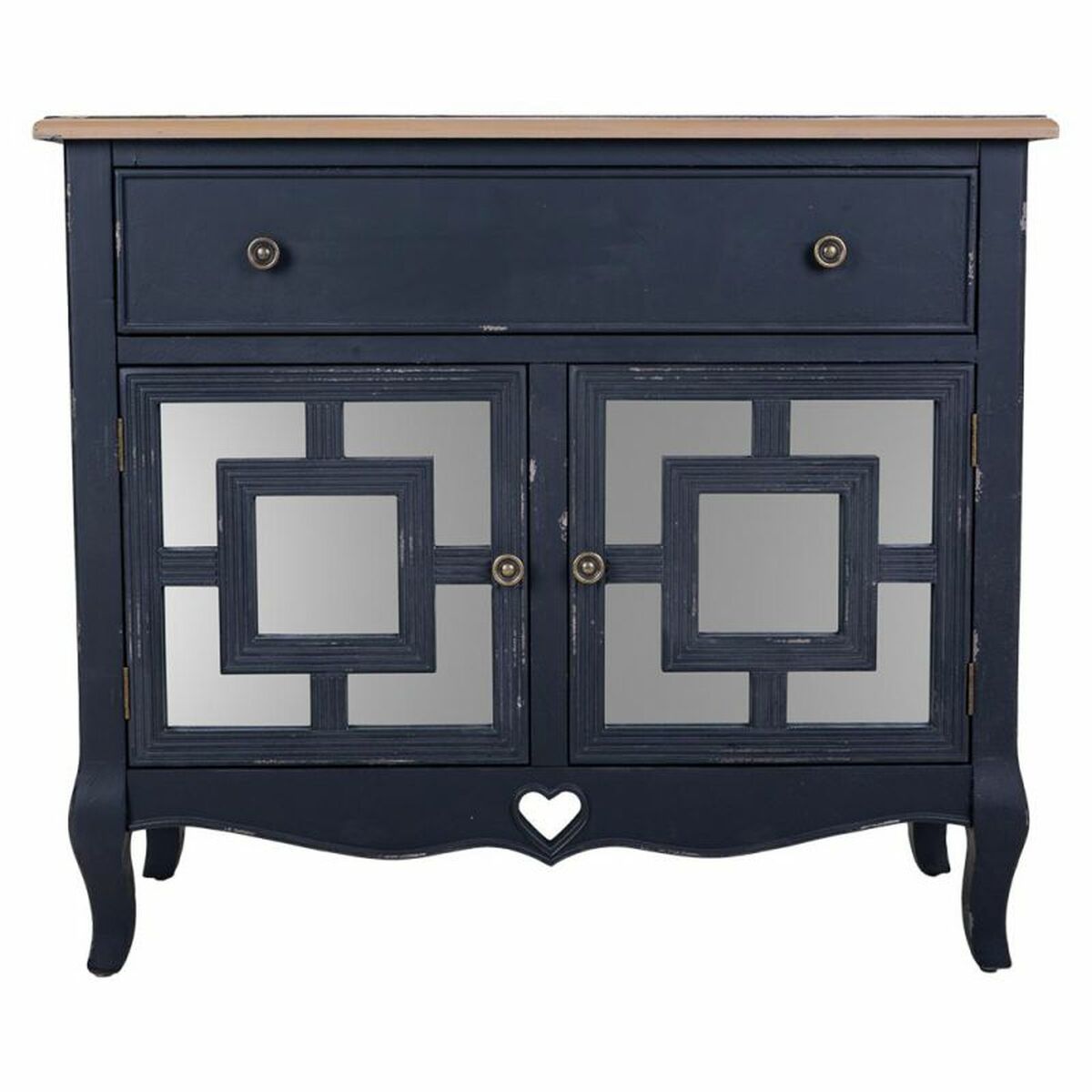 Hallmöbel med lådor Alexandra House Living Svart 36 x 72 x 83 cm - 3