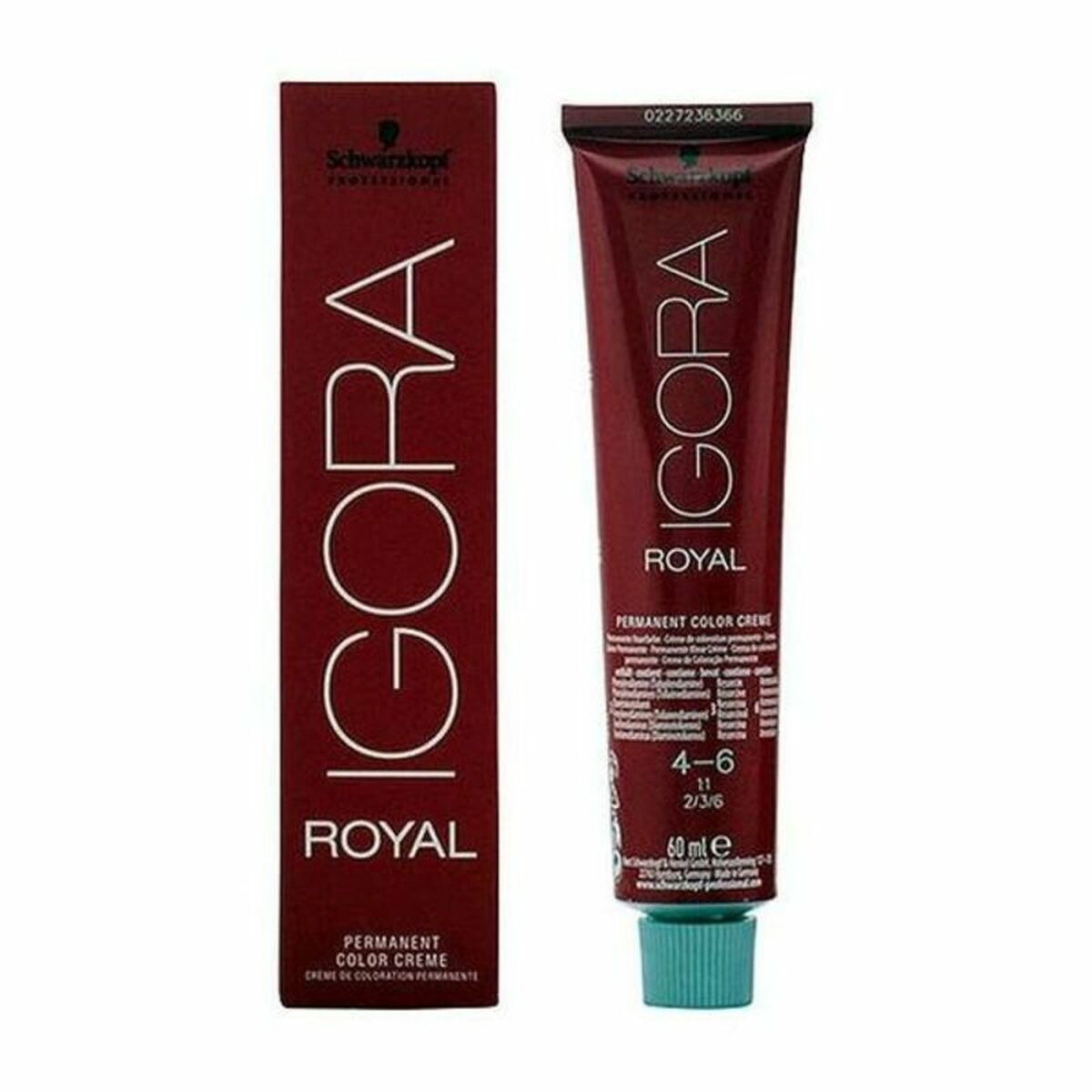Permanent färg Schwarzkopf Igora Royal Nº 4-6 60 ml