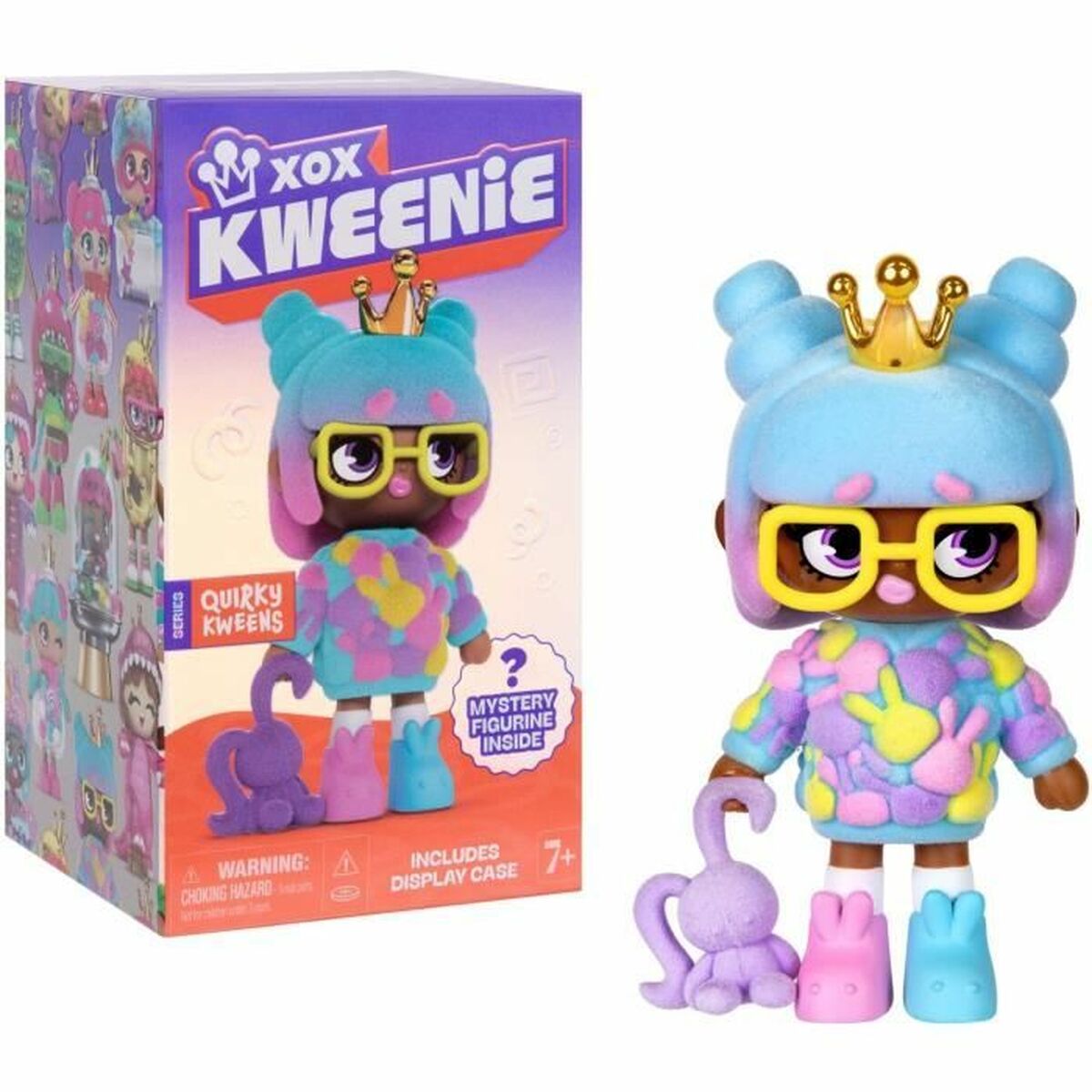 Ledad figur XOX KWEENIE Serie Quirky 13 cm Flicka - 6