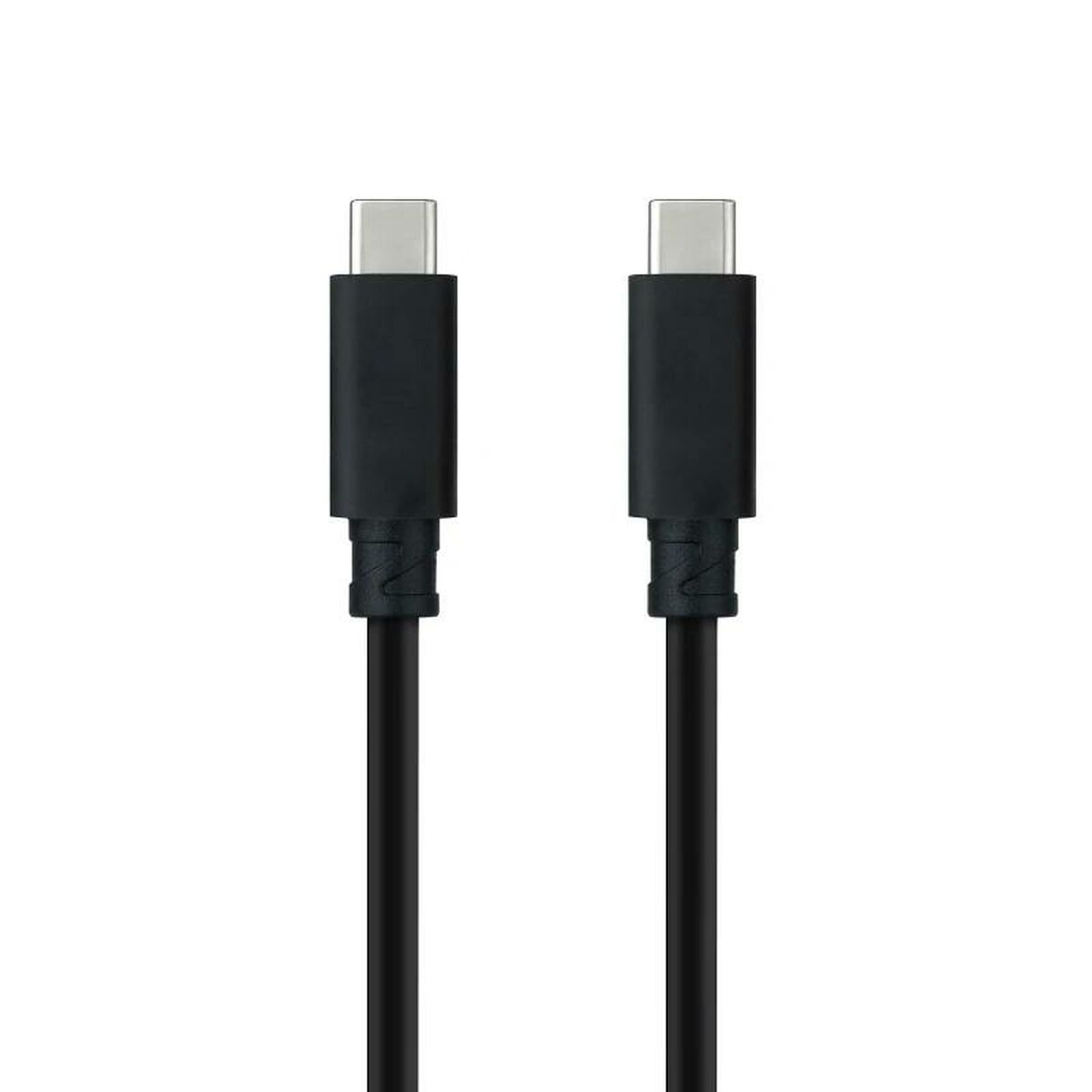 USB-C-kabel NANOCABLE 10.01.4102 Svart 2 m - 2