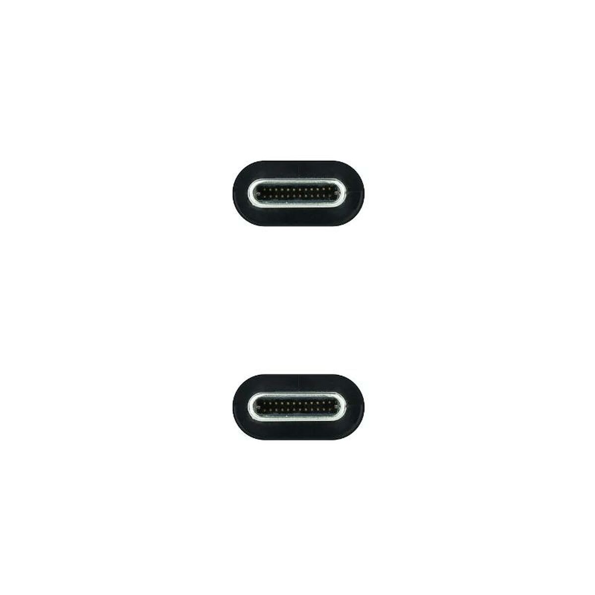 USB-C-kabel NANOCABLE 10.01.4102 Svart 2 m - 3