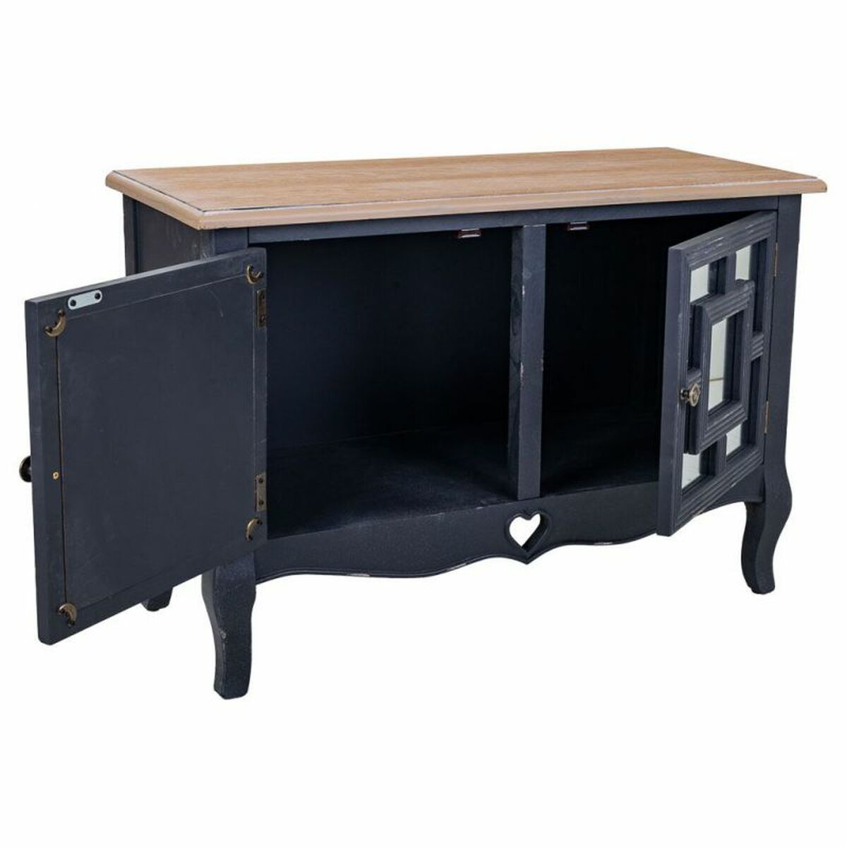 Mottagare Alexandra House Living Svart 36 x 56 x 83 cm - 4