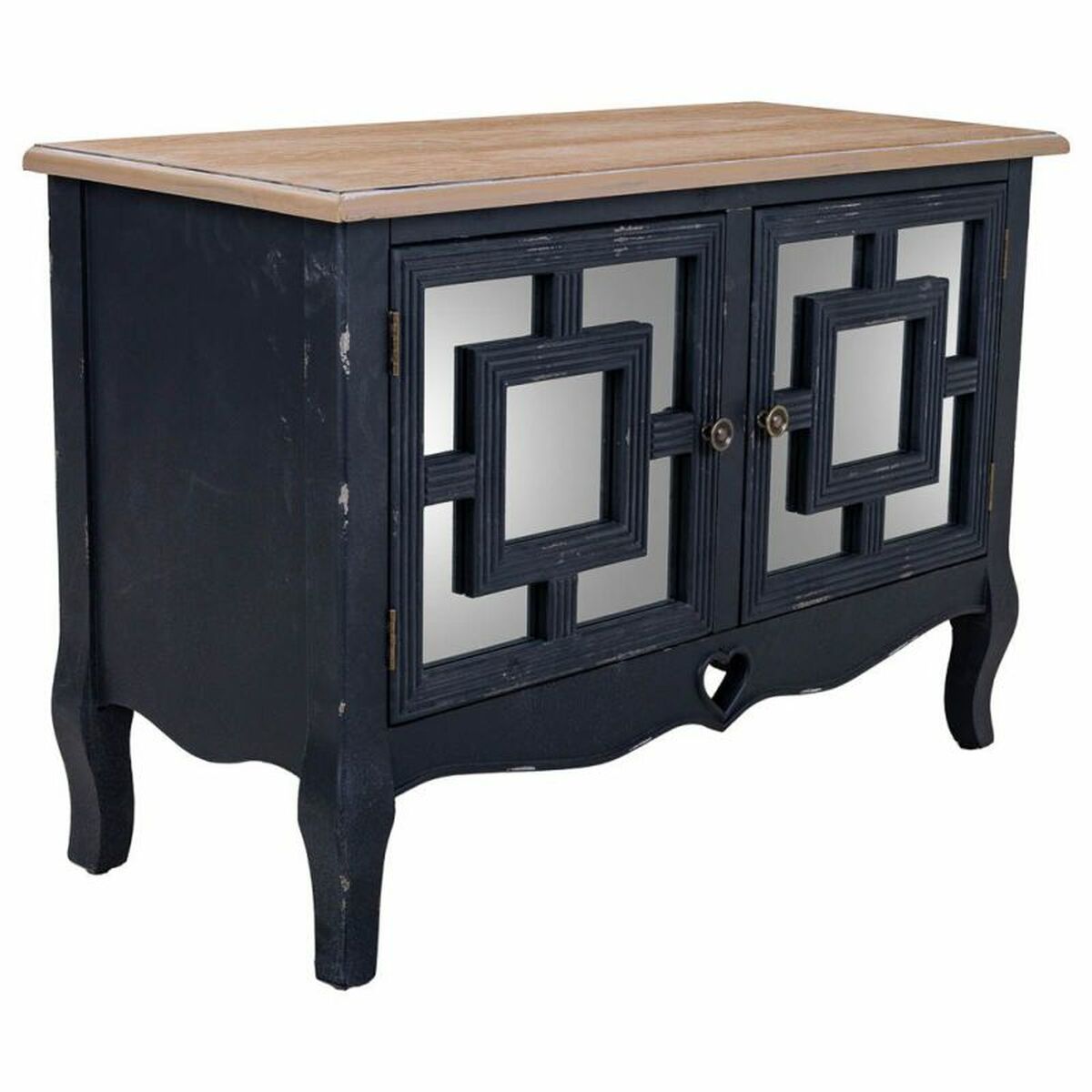 Mottagare Alexandra House Living Svart 36 x 56 x 83 cm