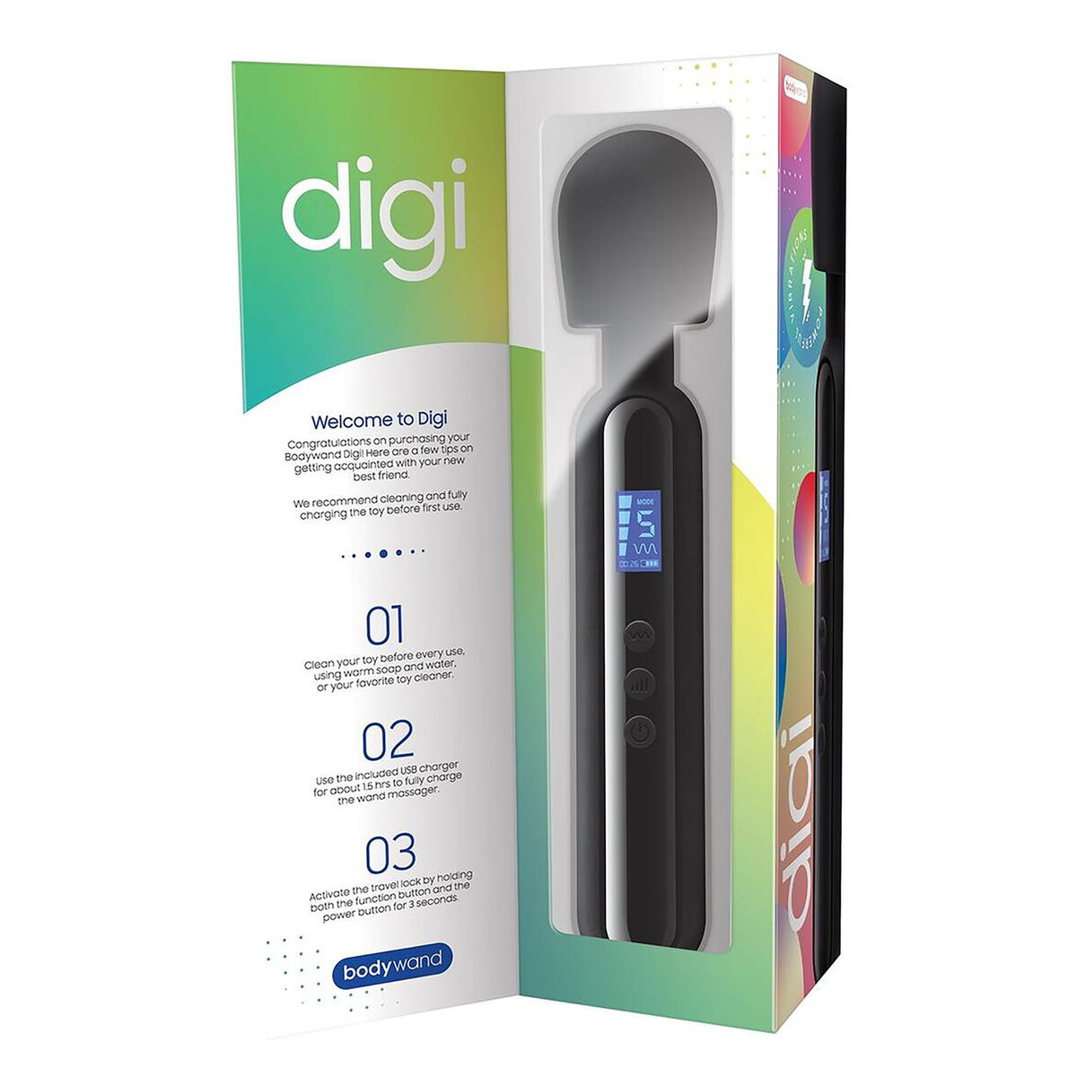 Vibrator Bodywand Svart - 7