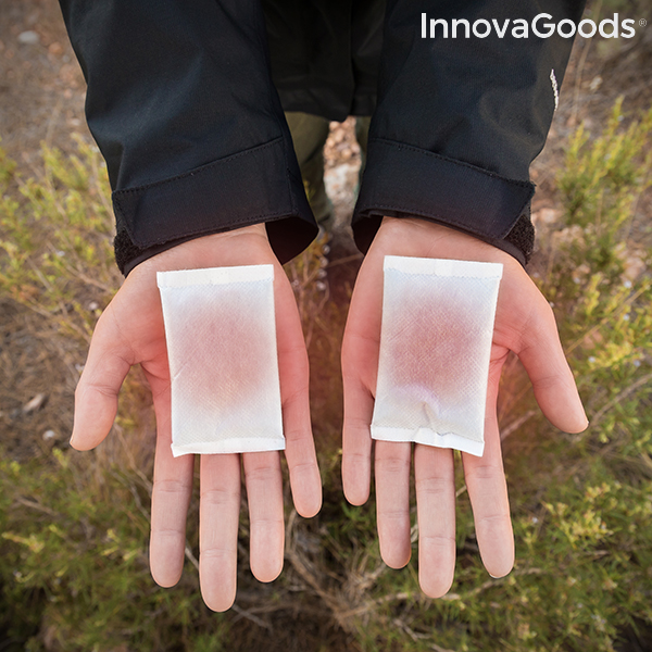 Handvärmande lappar som ger en mycket behaglig värme som kan användas när som helst Heatic Hand InnovaGoods 10 antal - 8