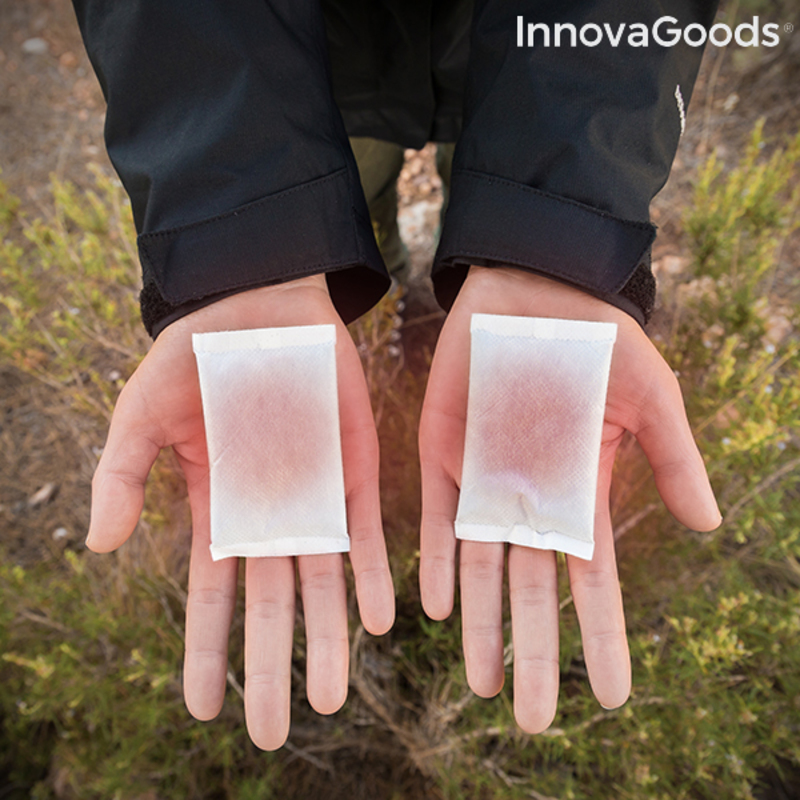 Handvärmande lappar som ger en mycket behaglig värme som kan användas när som helst Heatic Hand InnovaGoods 10 antal - 17