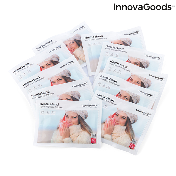 Handvärmande lappar som ger en mycket behaglig värme som kan användas när som helst Heatic Hand InnovaGoods 10 antal - 4