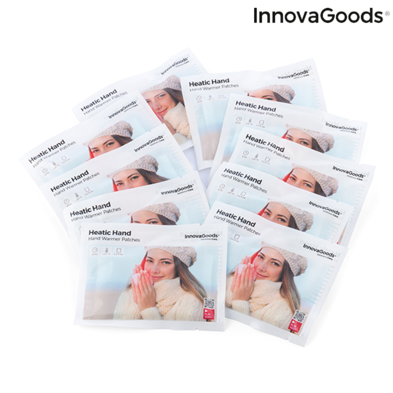 Handvärmande lappar som ger en mycket behaglig värme som kan användas när som helst Heatic Hand InnovaGoods 10 antal - 13