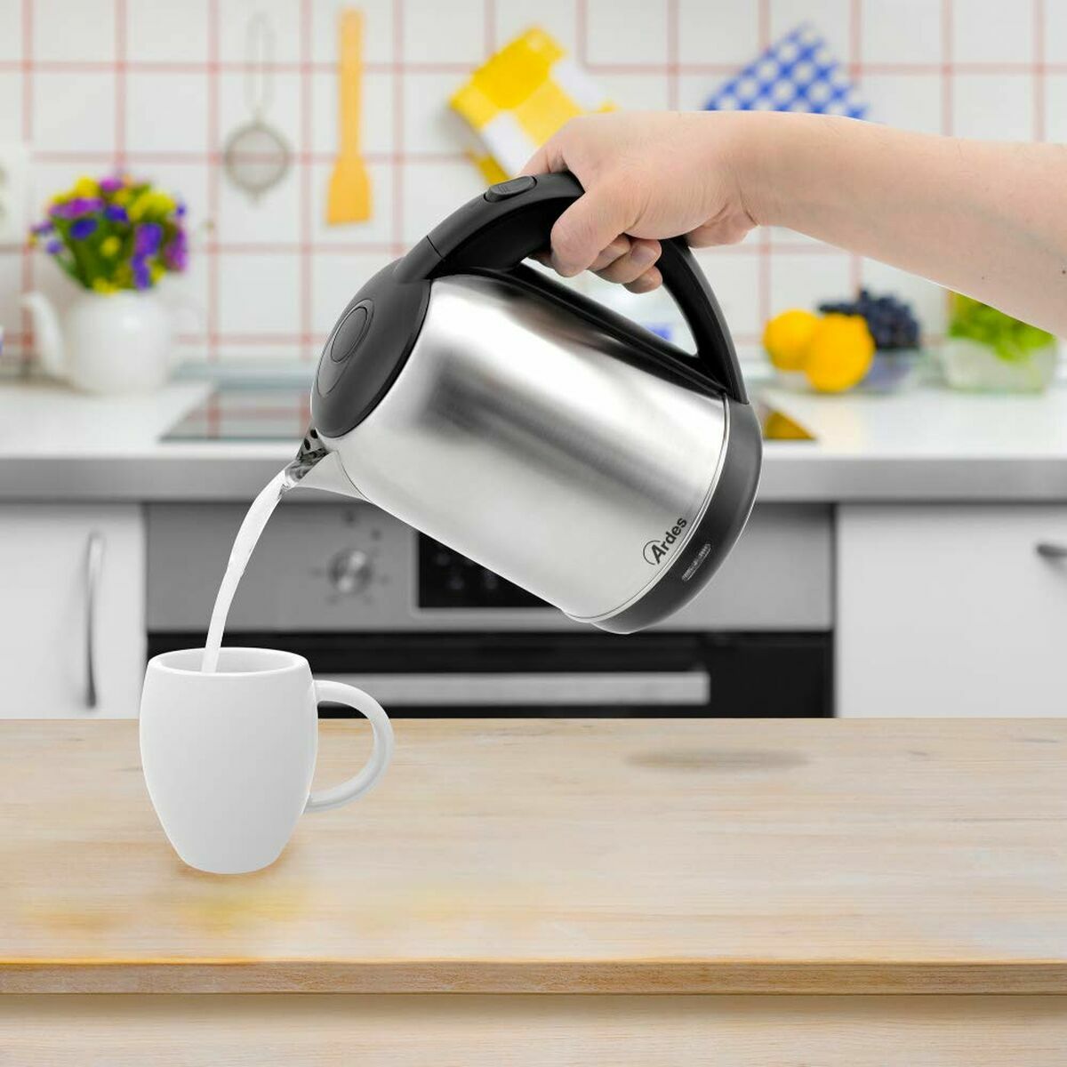 Vattenkokare Ardes Silvrig 2200 W 1,7 L Rostfritt stål (Renoverade B) - 7