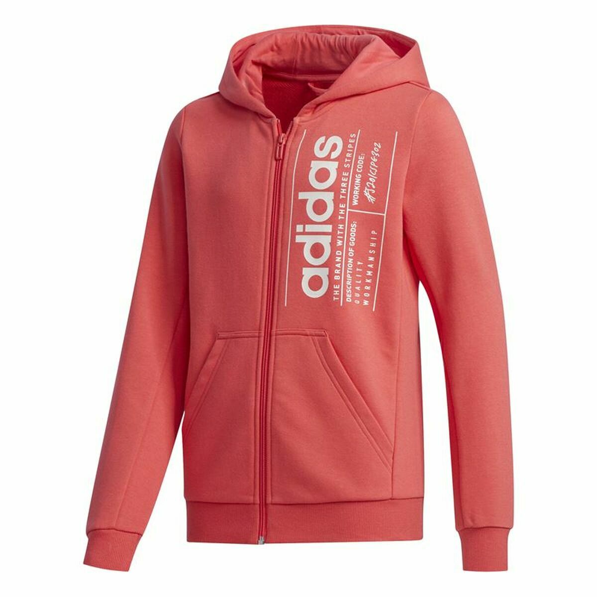 Sportjacka, Barn Adidas YG BB FZ - 5