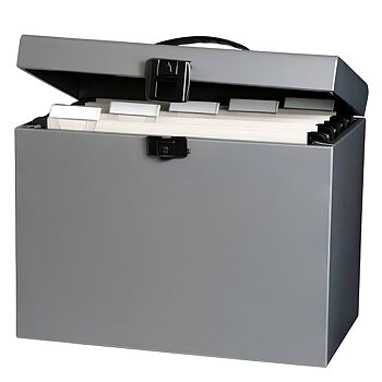 Filbox Oxford Class n Go Grå A4 29,5 x 37 x 22 cm (3 antal)